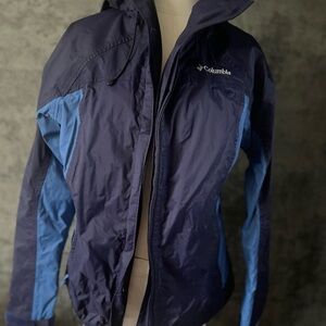 Columbia Blue Ski Jacket Water-Resistant Performance Wear